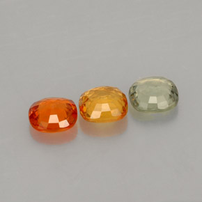 Sapphire Gemstone in 4.2 x 4.1 mm Size for Sale, Sapphire Stone in Multicolor Color