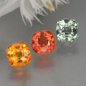 Multicolor Zafiro Gema - 0.5ct Corte en Forma Cojín (ID: 244513)