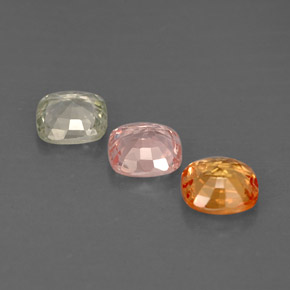 Sapphire Gemstone in 4.2 x 4.1 mm Size for Sale, Sapphire Stone in Multicolor Color