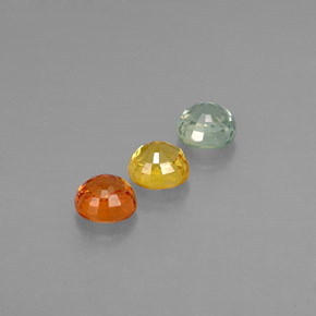 Sapphire Gemstone in 4 x 4 mm Size for Sale, Sapphire Stone in Multicolor Color