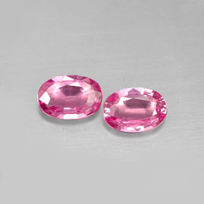 0.95 ct Pink Sapphire Gemstone, Sapphire Gem in Oval Facet Shape for Sale.