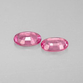 Sapphire Gemstone in 6 x 4 mm (calibrated) Size for Sale, Sapphire Stone in Pink Color