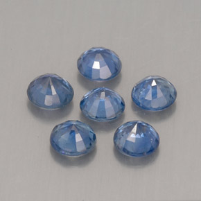 Sapphire Gemstone in 3.5 mm (calibrated) Size for Sale, Sapphire Stone in Cornflower Blue Color