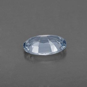 Sapphire Gemstone in 6 x 4 mm (calibrated) Size for Sale, Sapphire Stone in Blue Gray Color
