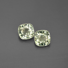 0.91 ct Green Sapphire Gemstone, Sapphire Gem in Cushion-Cut Shape for Sale.