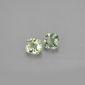 1.01 ct Green Sapphire Stone, Natural Sapphire in Cushion-Cut Shape for Sale