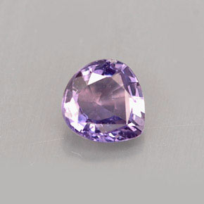 0.53 ct Violet Sapphire Gemstone, Sapphire Gem in Pear Facet Shape for Sale.
