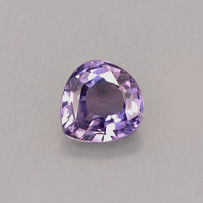0.53 ct Violet Sapphire Stone, Natural Sapphire in Pear Facet Shape for Sale