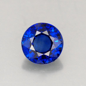 1.11 ct Blue Sapphire Gemstone, Sapphire Gem in Round Facet Shape for Sale.
