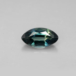 1.47 ct Green Sapphire Gemstone, Sapphire Gem in Marquise Facet Shape for Sale.