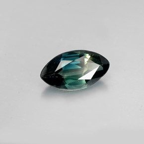1.47 ct Green Sapphire Stone, Natural Sapphire in Marquise Facet Shape for Sale