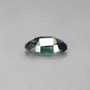 Sapphire Gemstone in 9.4 x 5.2 mm Size for Sale, Sapphire Stone in Blue Green Color