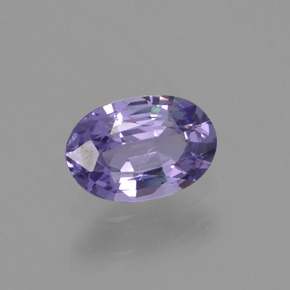 0.51 ct Violet Sapphire Stone, Natural Sapphire in Oval Facet Shape for Sale