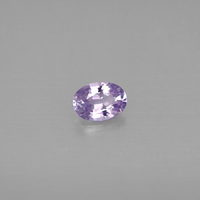 0.52 ct Violet Sapphire Stone, Natural Sapphire in Oval Facet Shape for Sale