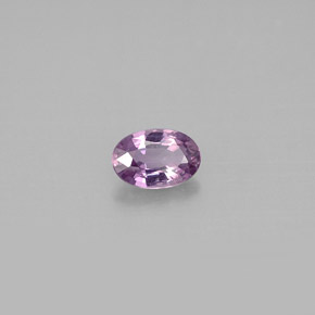 0.59 ct Violet Sapphire Stone, Natural Sapphire in Oval Facet Shape for Sale