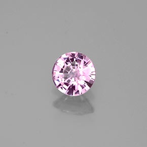 0.42 ct Violet Sapphire Stone, Natural Sapphire in Round Facet Shape for Sale