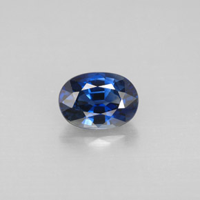 1.21 ct Blue Sapphire Gemstone, Sapphire Gem in Oval Facet Shape for Sale.