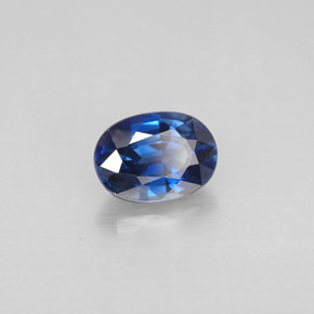 1.21 ct Blue Sapphire Stone, Natural Sapphire in Oval Facet Shape for Sale
