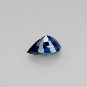 Sapphire Gemstone in 7.4 x 5.2 mm Size for Sale, Sapphire Stone in Deep Blue Color