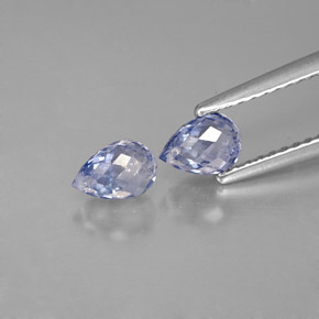 Sapphire Gemstone in 5.5 x 3.9 mm Size for Sale, Sapphire Stone in Violet Blue Color