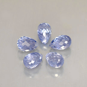 Sapphire Gemstone in 5.4 x 3.7 mm Size for Sale, Sapphire Stone in Violet Blue Color