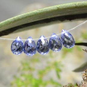 Sapphire Gemstones in 5.5 x 3.6 mm Size for Sale, Sapphire Stones in Pastel Blue Color