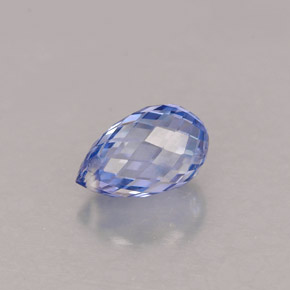 1.11 ct Blue Sapphire Gemstone, Sapphire Gem in Briolette with Hole Shape for Sale.
