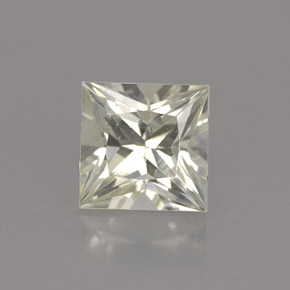 1.56 ct Yellow Sapphire Gemstone, Sapphire Gem in Princess-Cut Shape for Sale.