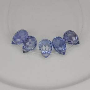 Sapphire Gemstone in 4.9 x 3.2 mm Size for Sale, Sapphire Stone in Violet Blue Color