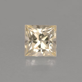 1.01 ct Yellow Sapphire Gemstone, Sapphire Gem in Princess-Cut Shape for Sale.