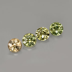 2.23 ct Green Sapphire Stone, Natural Sapphire in Round Facet Shape for Sale