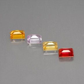 Sapphire Gemstone in 4.2 x 3.1 mm Size for Sale, Sapphire Stone in Multicolor Color