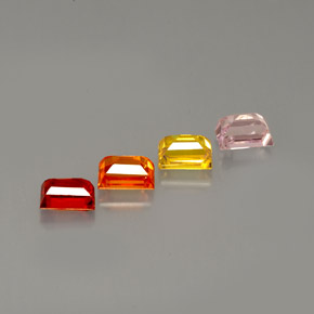 Sapphire Gemstone in 4.1 x 3.1 mm Size for Sale, Sapphire Stone in Multicolor Color