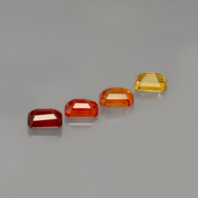 Sapphire Gemstone in 4.2 x 3.1 mm Size for Sale, Sapphire Stone in Multicolor Color