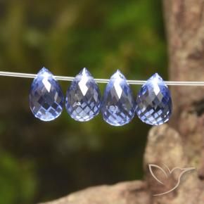 Sapphire Gemstones in 4.7 x 3.5 mm Size for Sale, Sapphire Stones in Deep Blue Color