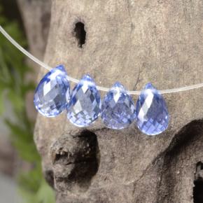 Sapphire Gemstones in 4.7 x 3.5 mm Size for Sale, Sapphire Stones in Violet Blue Color