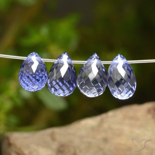 2.39ctw Natural Deep Blue Sapphire, Briolette, VVS-VS