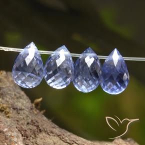 Sapphire Gemstones in 5.2 x 3.5 mm Size for Sale, Sapphire Stones in Intense Blue  Color
