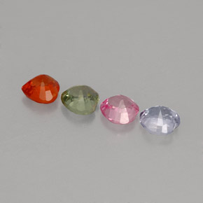 Sapphire Gemstone in 4.2 x 4.1 mm Size for Sale, Sapphire Stone in Multicolor Color