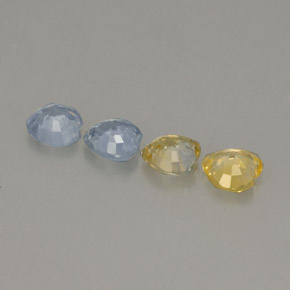 Sapphire Gemstone in 3.9 x 3.9 mm Size for Sale, Sapphire Stone in Multicolor Color