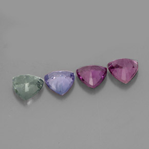 Sapphire Gemstone in 5 x 5 mm (calibrated) Size for Sale, Sapphire Stone in Multicolor Color