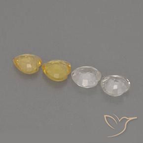 Sapphire Gemstones in 4.1 x 4 mm Size for Sale, Sapphire Stones in Multicolor Color