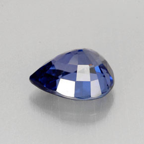 Sapphire Gemstone in 7.6 x 6.2 mm Size for Sale, Sapphire Stone in Violet Blue Color