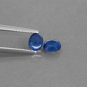 1.11 ct Blue Sapphire Stone, Natural Sapphire in Oval Cabochon Shape for Sale