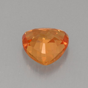 Sapphire Gemstone in 5.6 x 5.6 mm Size for Sale, Sapphire Stone in Mandarin Orange Color