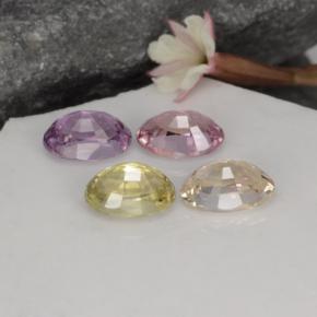 Sapphire Gemstones in 6 x 4 mm (calibrated) Size for Sale, Sapphire Stones in Multicolor Color