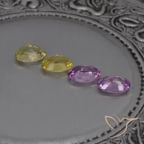 Sapphire Gemstones in 5.8 x 3.9 mm Size for Sale, Sapphire Stones in Multicolor Color