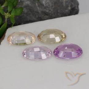 Sapphire Gemstones in 6 x 4.1 mm Size for Sale, Sapphire Stones in Multicolor Color