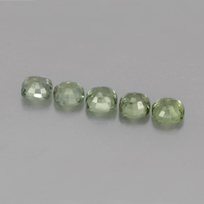 Sapphire Gemstone in 4.3 x 4.3 mm Size for Sale, Sapphire Stone in Green Color