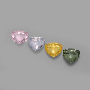 Sapphire Gemstone in 5.7 x 5.7 mm Size for Sale, Sapphire Stone in Multicolor Color